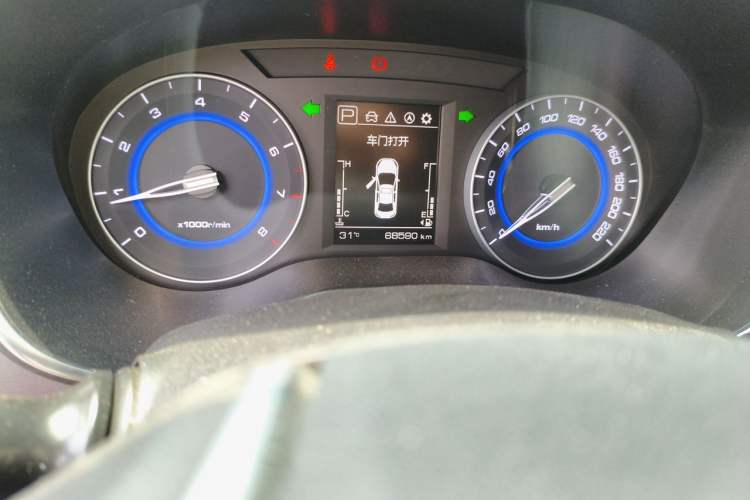 Used CHANGAN Eado DT 2018 1.6L Automatic Smart Enjoyment Model Odometer Close Up