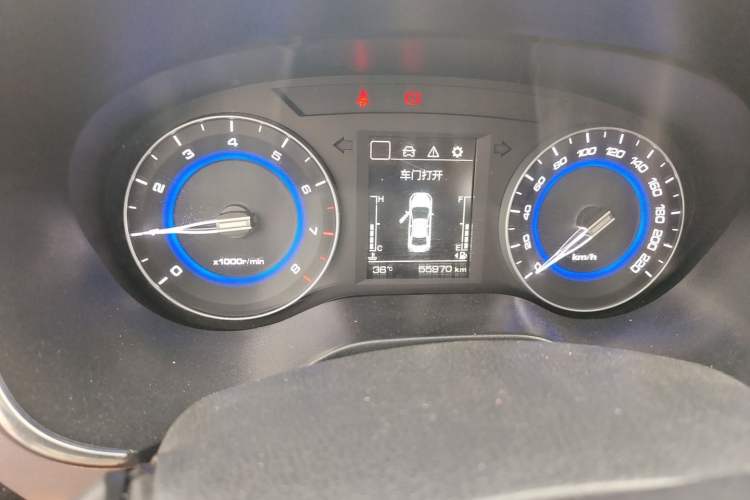 Used CHANGAN Eado DT 2018 1.6L Manual Enjoyment Model Odometer Close Up