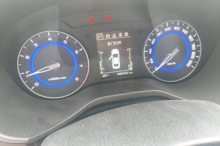 Used CHANGAN Eado DT 2018 1.6L Automatic Smart Enjoyment Model Odometer Close Up