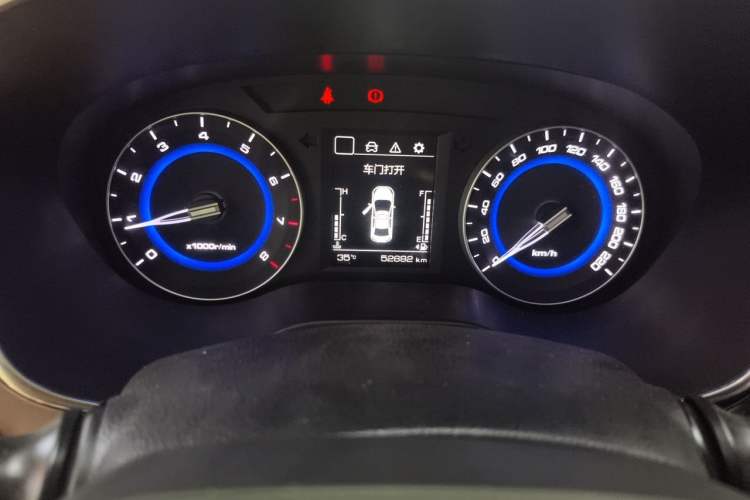 Used CHANGAN Eado DT 2018 1.6L Manual Enjoyment Model Odometer Close Up
