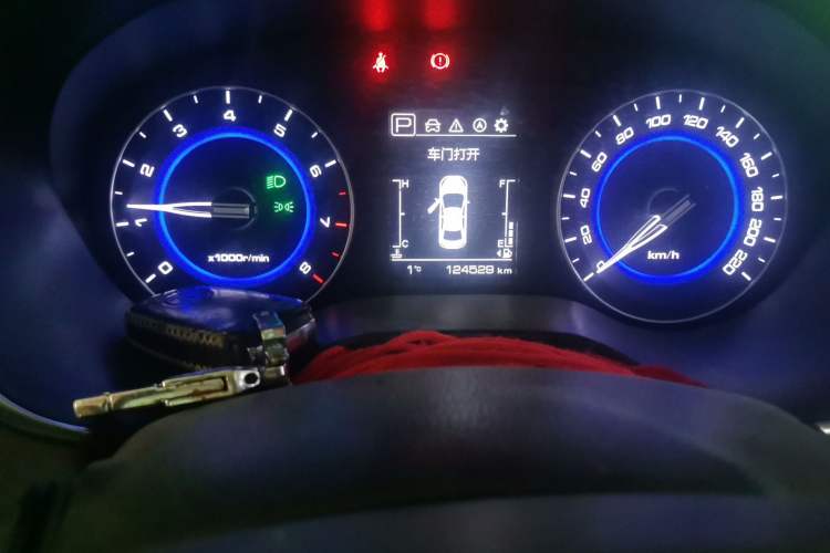 Used CHANGAN Eado DT 2018 1.6L Automatic Smart Enjoyment Model Odometer Close Up