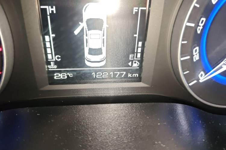 Used CHANGAN Eado DT 2018 1.6L Automatic Smart Enjoyment Model Odometer Close Up