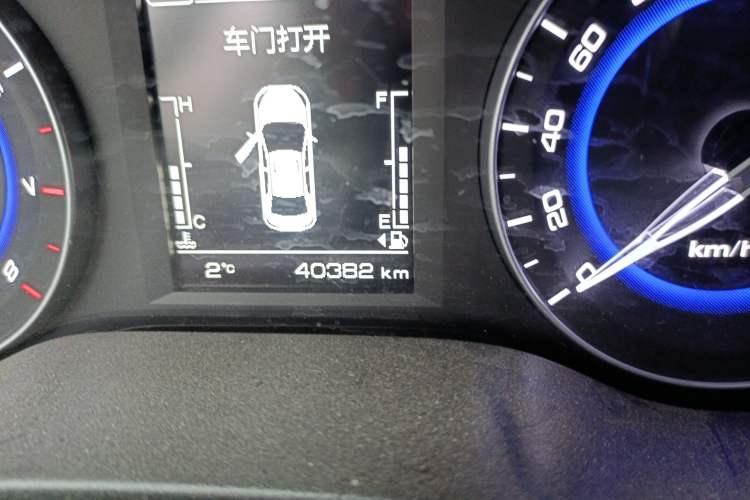 Used CHANGAN Eado DT 2018 1.6L Automatic Enjoyment Model Odometer Close Up