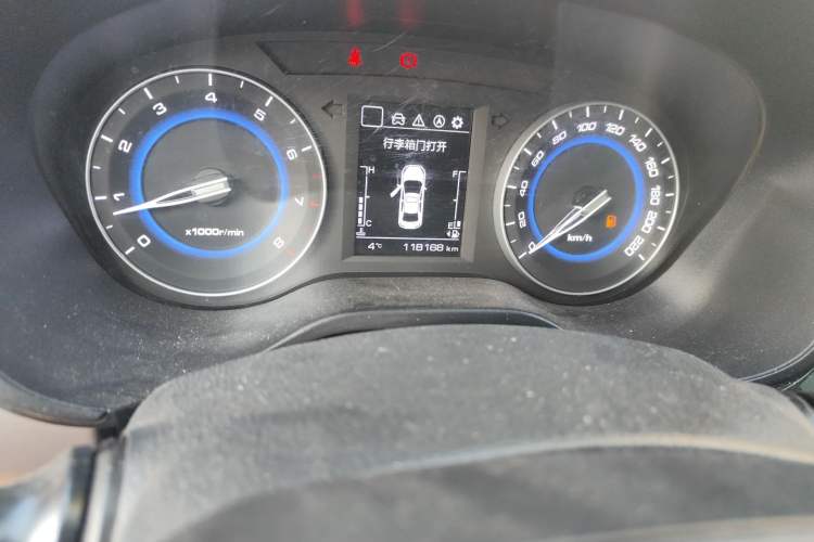 Used CHANGAN Eado DT 2019 1.6L Manual Enjoyment Model China VI Standard Odometer Close Up