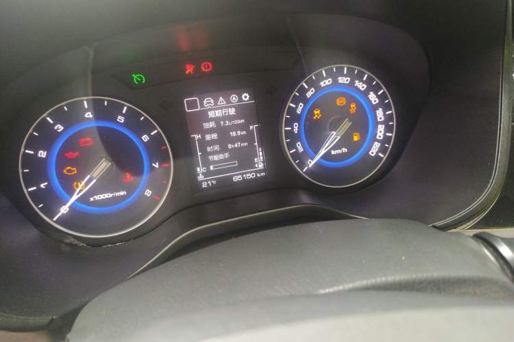 Used CHANGAN Eado DT 2019 1.6L Manual Enjoyment Model China VI Standard Odometer Close Up