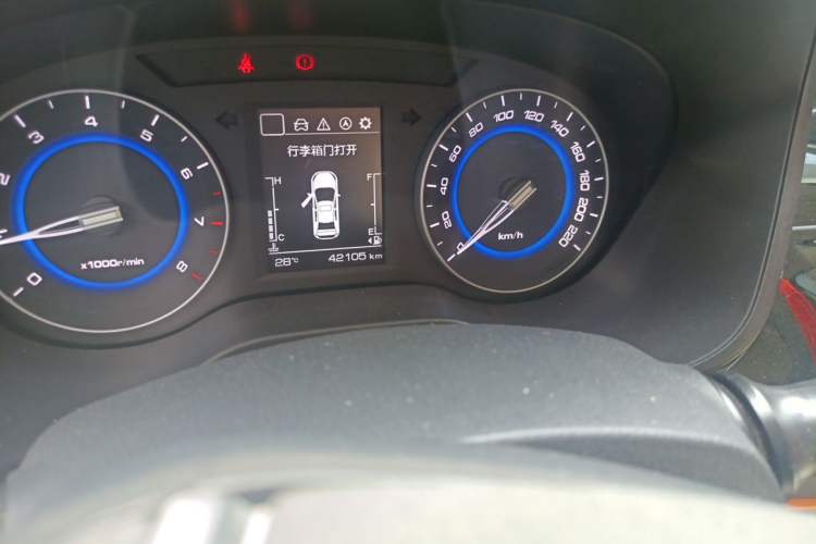 Used CHANGAN Eado DT 2019 1.6L Manual Comfort Model China VI Standard Odometer Close Up