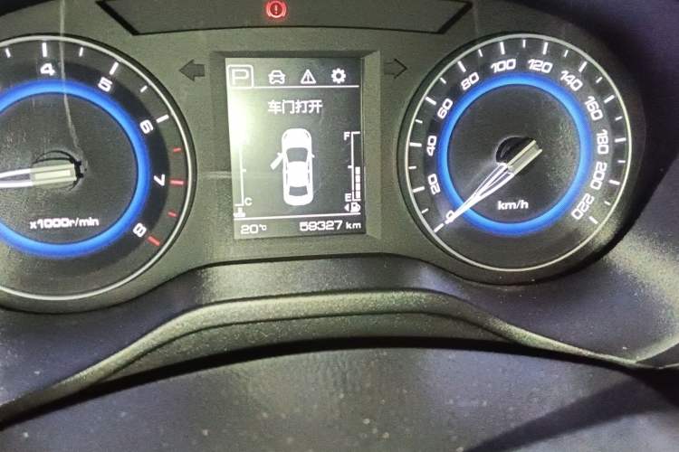 Used CHANGAN Eado DT 2021 1.6L Automatic Luxury Model Odometer Close Up