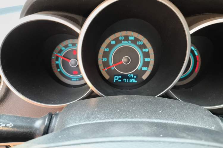Used CHANGAN Eado New Energy 2016 Pure Electric Enjoyment Model Odometer Close Up