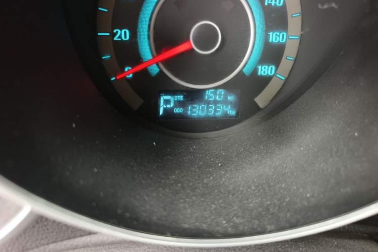 Used CHANGAN Eado New Energy 2016 Pure Electric Elite Model Odometer Close Up