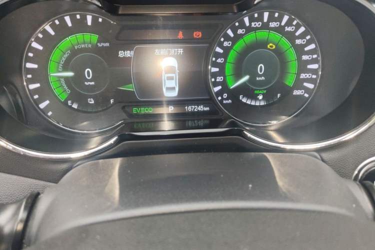 Used CHANGAN Eado New Energy 2018 1.0T PHEV Navigation Model Odometer Close Up