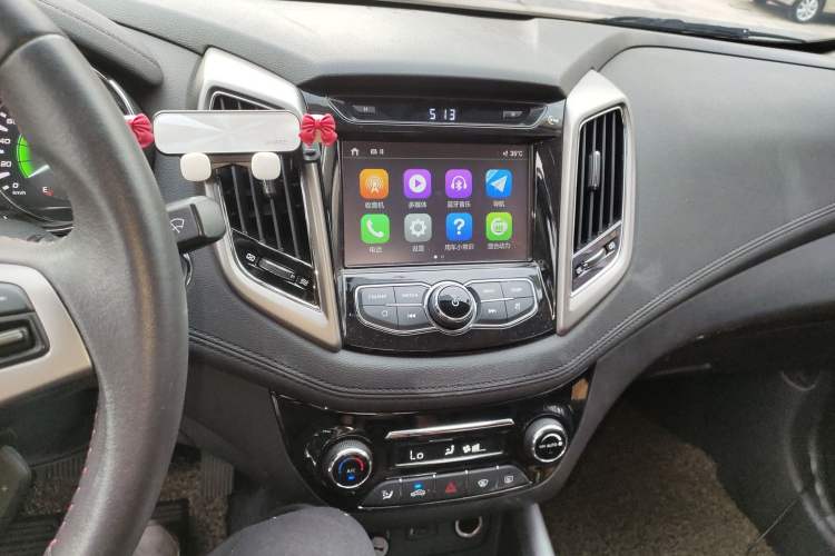 Used CHANGAN Eado New Energy 2018 1.0T PHEV Navigation Model Audio And AC Panel