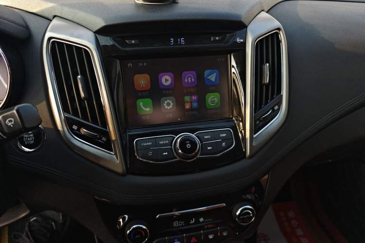 Used CHANGAN Eado New Energy 2018 1.0T PHEV Navigation Model Audio And AC Panel