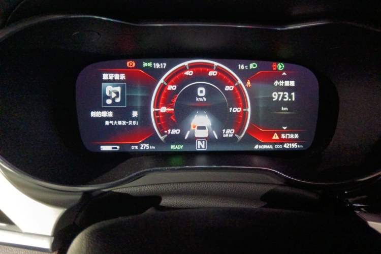 Used CHANGAN Eado New Energy 2019 EV460 Smart Edition Odometer Close Up