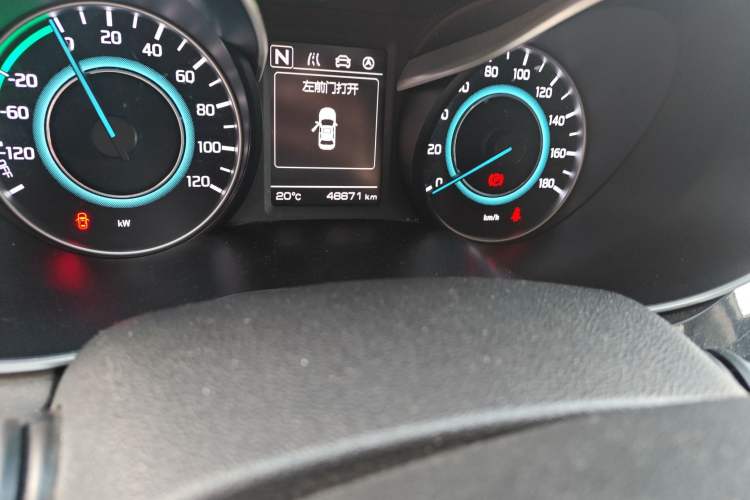 Used CHANGAN Eado New Energy 2019 EV460 Smart Edition Odometer Close Up