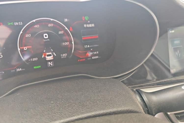 Used CHANGAN Eado New Energy 2019 EV460 Smart Edition Odometer Close Up