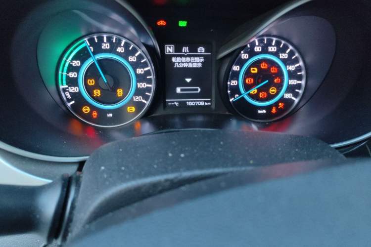 Used CHANGAN Eado New Energy 2019 EV460 Smart Edition Odometer Close Up