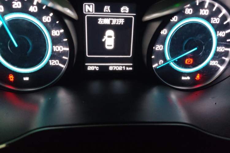 Used CHANGAN Eado New Energy 2019 EV460 Shared Version Odometer Close Up
