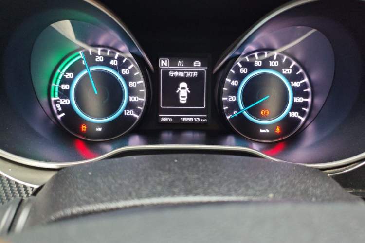 Used CHANGAN Eado New Energy 2019 EV460 Shared Version Odometer Close Up