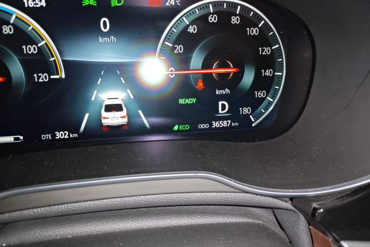 Used CHANGAN Eado New Energy 2019 EV460 Smart Edition Odometer Close Up