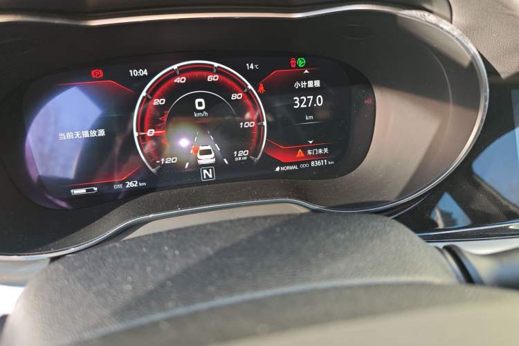 Used CHANGAN Eado New Energy 2019 EV460 Smart Edition Odometer Close Up