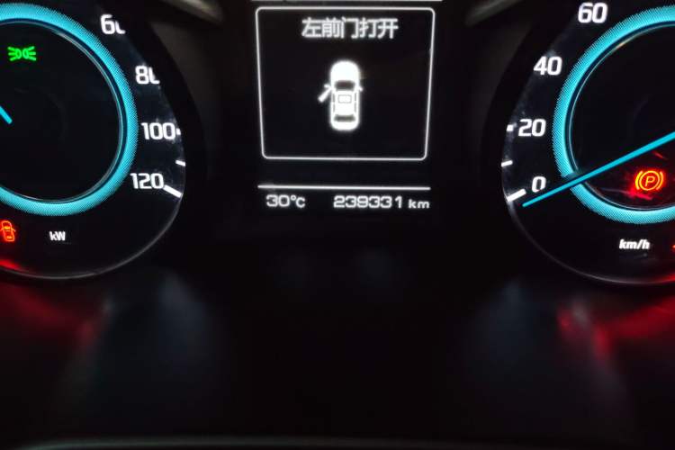 Used CHANGAN Eado New Energy 2019 EV460 Shared Version Odometer Close Up