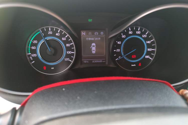 Used CHANGAN Eado New Energy 2019 EV460 Shared Version Odometer Close Up