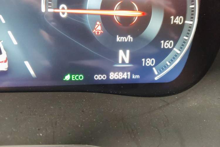 Used CHANGAN Eado New Energy 2019 EV460 Smart Edition Odometer Close Up