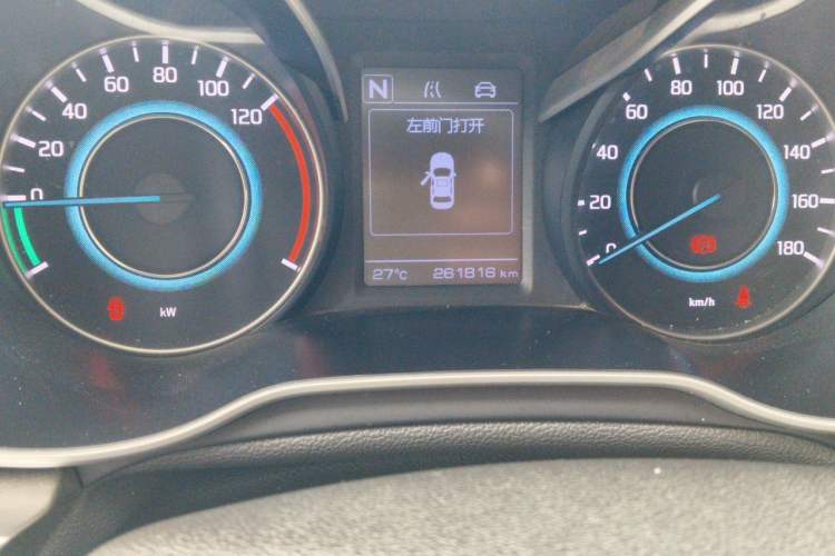 Used CHANGAN Eado New Energy 2022 EV460 Smart Ride-Hailing Edition – Lithium Iron Phosphate Odometer Close Up