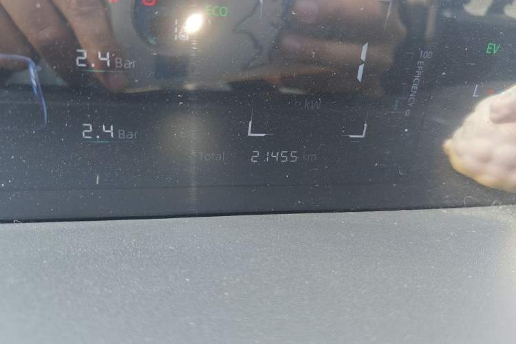 Used CHANGAN Eado PHEV 2025 Smart New Blue Whale 145KM Battleship Edition Odometer Close Up