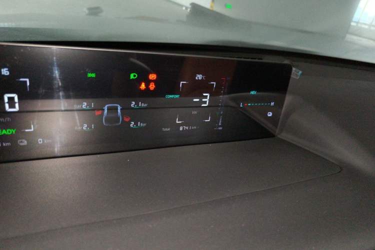 Used CHANGAN Eado PHEV 2025 Smart New Blue Whale 145KM Battleship Edition Odometer Close Up