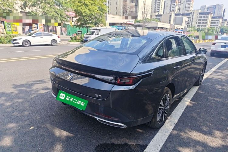 Used CHANGAN Eado PHEV 2025 Smart New Blue Whale 145KM Battleship Edition Rear Right 45 Deg