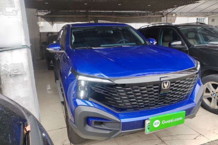 Used CHANGAN Hunter 2024 Warrior Edition Luxury Model Dual-Motor All-Wheel Drive with Extra-Long Cargo Box Front Right 45 Deg