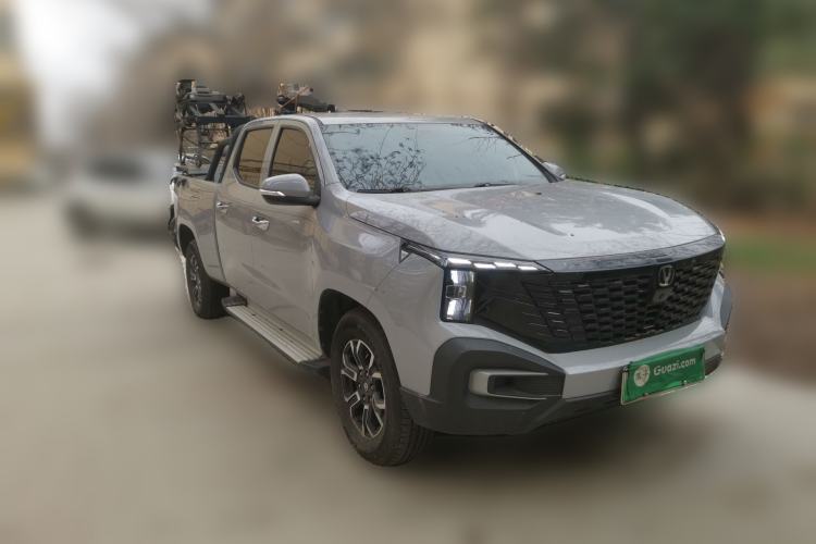 Used CHANGAN Hunter 2024 Warrior Edition Luxury Model Dual-Motor All-Wheel Drive with Extra-Long Cargo Box Front Right 45 Deg