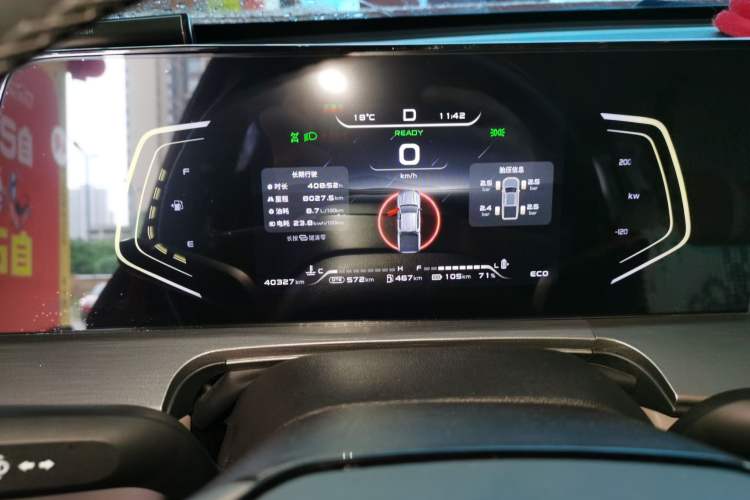Used CHANGAN Hunter 2024 Knight Edition Flagship Model Dual-Motor All-Wheel Drive Standard Box Instrument Cluster