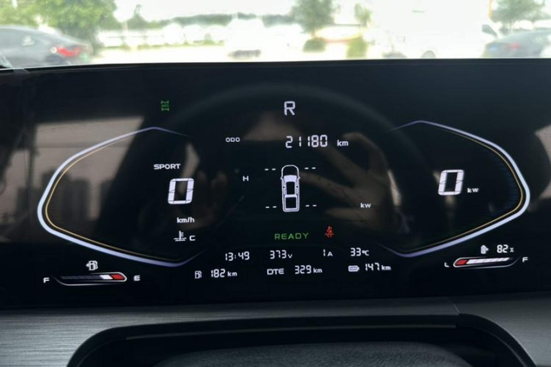 Used CHANGAN Hunter 2025 Warrior Edition Flagship Model Dual-Motor All-Wheel Drive with Extra-Long Cargo Bed Odometer Close Up