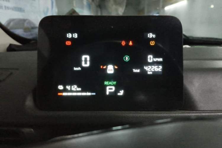 Used CHANGAN KAICHENG V919 2025 Model, Express Cabin, CATL 88 kWh, Long Wheelbase, High Roof, Elite Version, 6 Seats Instrument Cluster