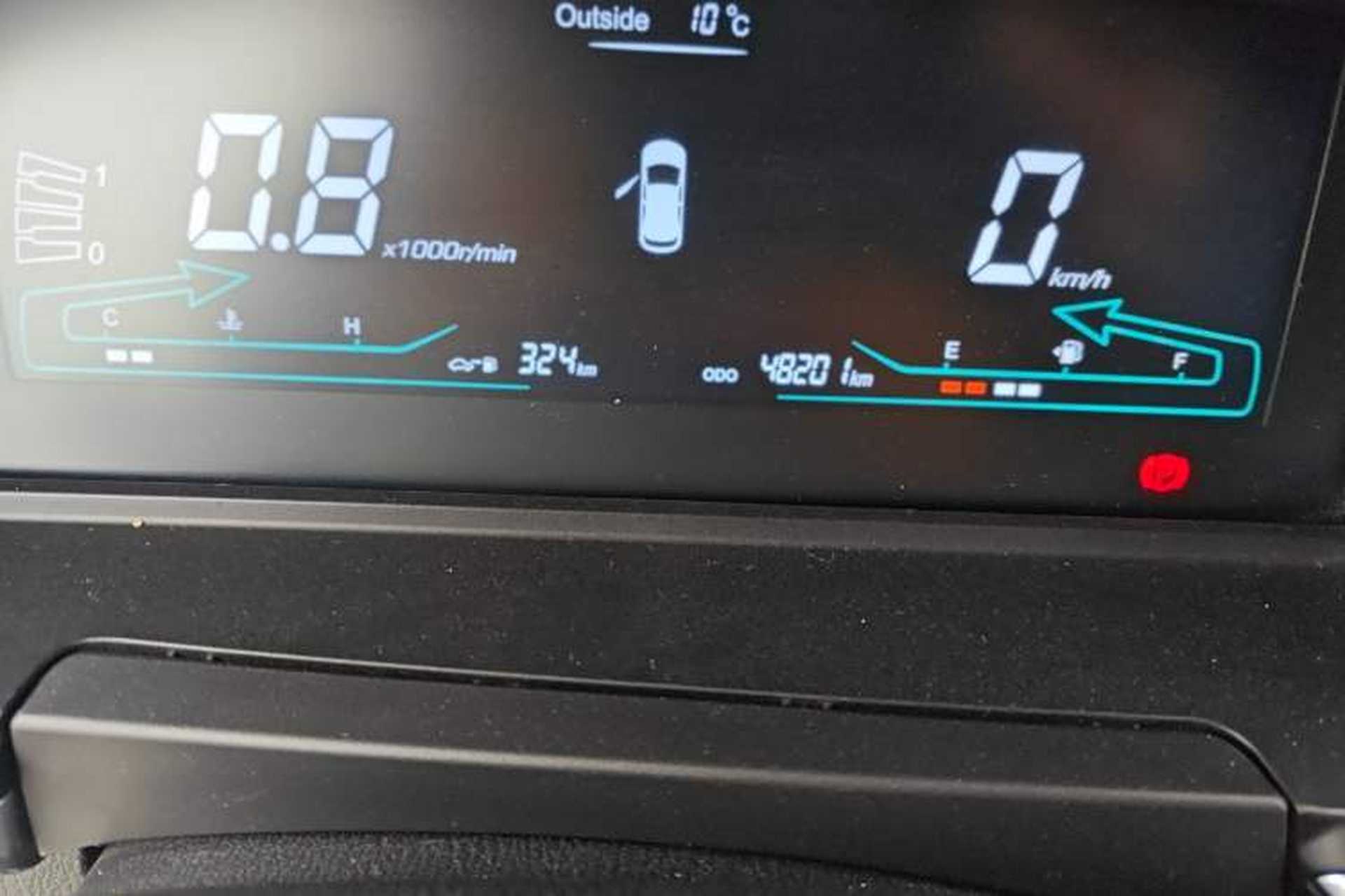 Used CHANGAN KAICHENG Changxing 2019 1.5L Manual Smart Connect Luxury Model Odometer Close Up