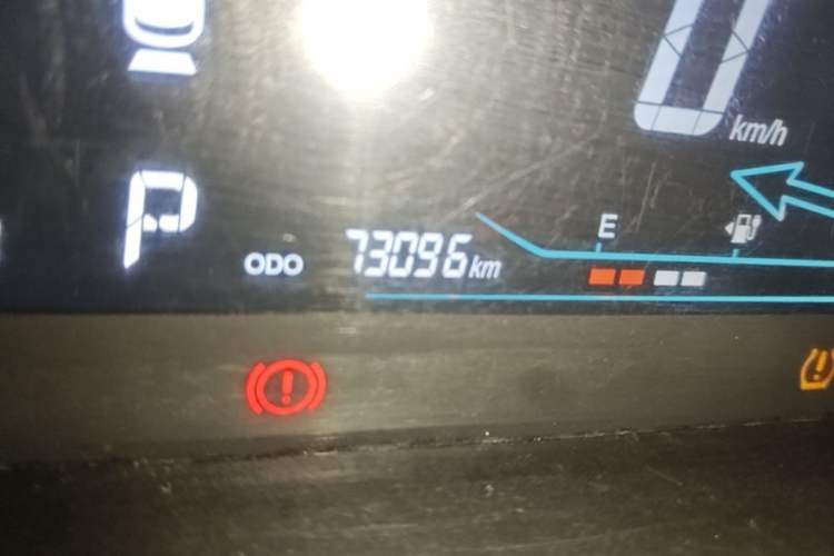 Used CHANGAN KAICHENG Changxing EV 2022 Luxury Model 5 Seats Odometer Close Up