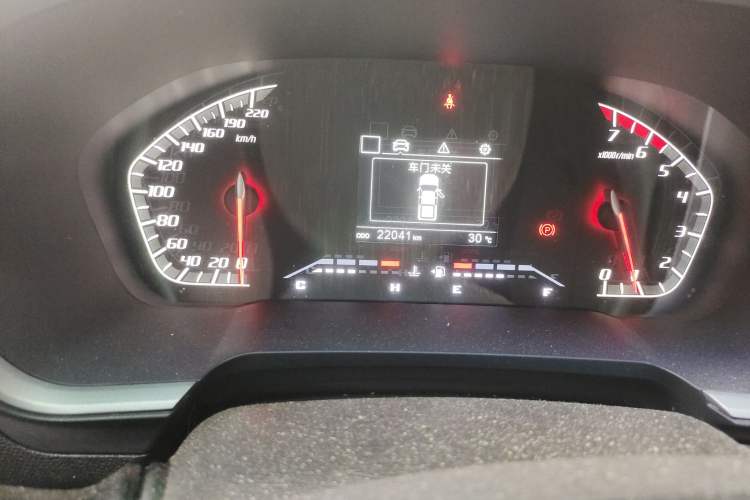 Used CHANGAN KAICHENG F70 2020 2.4T Gasoline 4x4 Luxury Edition China VI Standard Short Wheelbase 4K22D4T Odometer Close Up