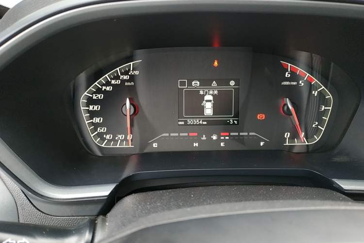 Used CHANGAN KAICHENG F70 2020 2.5T Diesel 4x4 Luxury Edition China VI Emission Standard 675 kg Payload Capacity Long Wheelbase JE4D25 Odometer Close Up
