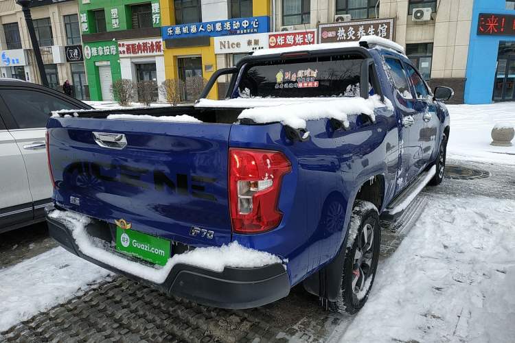 Used CHANGAN KAICHENG F70 2020 2.5T Diesel 4x4 Luxury Edition China VI Emission Standard 675 kg Payload Capacity Long Wheelbase JE4D25 Rear Right 45 Deg