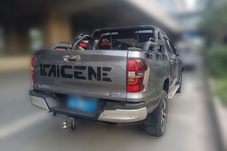 Used CHANGAN KAICHENG F70 2020 2.5T Diesel 4x4 Executive Version China VI Standard Short Wheelbase JE4D25 Rear Right 45 Deg