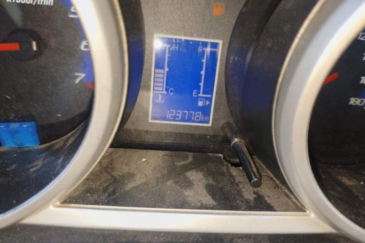Used CHANGAN KAICHENG Ounuo S 2012 1.5L Standard Version Odometer Close Up