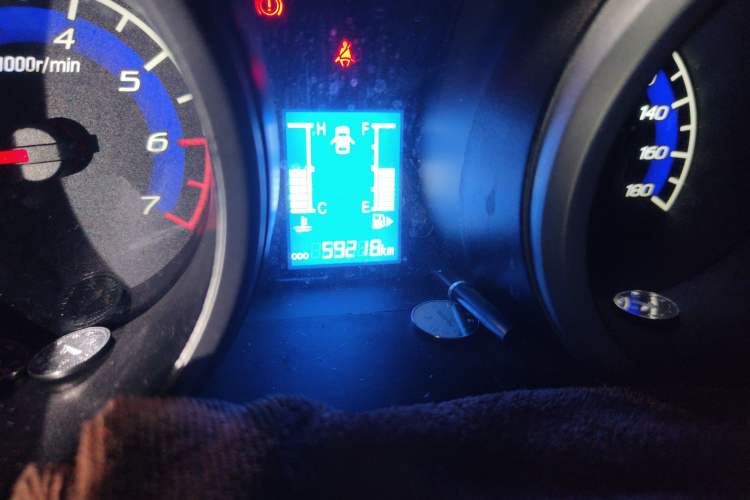 Used CHANGAN KAICHENG Ounuo S 2012 1.3L Standard Version Odometer Close Up