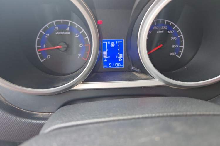 Used CHANGAN KAICHENG Ounuo S 2014 1.5L Base Version Odometer Close Up