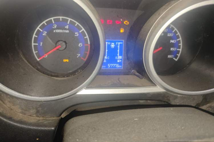 Used CHANGAN KAICHENG Ounuo S 2014 1.5L Luxury Model Odometer Close Up