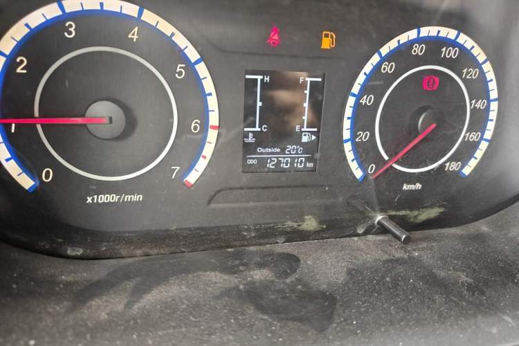Used CHANGAN KAICHENG Ounuo S 2017 1.5L Ouno S Base Model EA15-AB Odometer Close Up