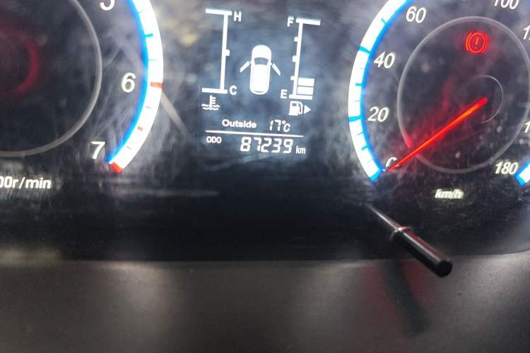 Used CHANGAN KAICHENG Ounuo S 2017 1.5L Jinouno Base Model Odometer Close Up