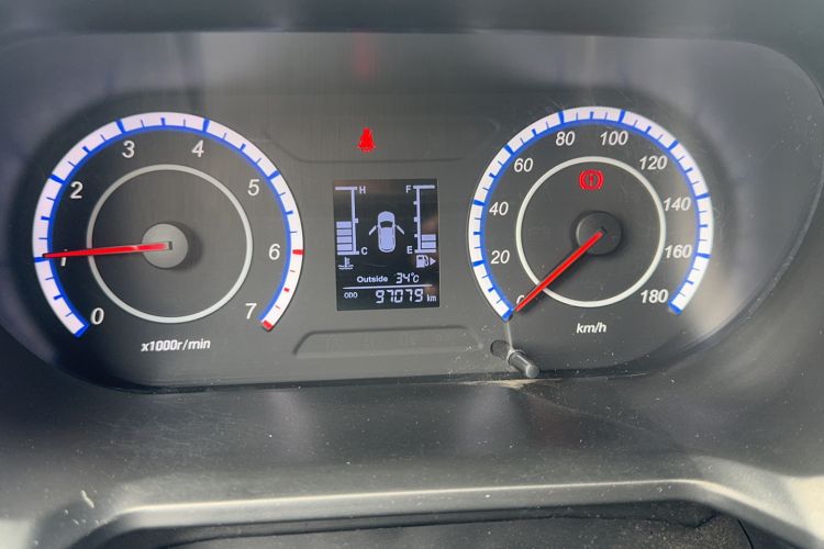 Used CHANGAN KAICHENG Ounuo S 2019 1.5L Ouno S Standard Model China VI JL473QG Odometer Close Up