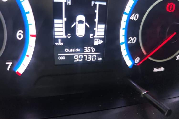 Used CHANGAN KAICHENG Ounuo S 2019 1.5L Ouno S Standard Model China VI JL473QG Odometer Close Up